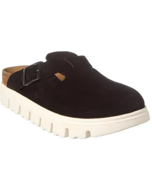 Papillio par Birkenstock Boston Chunky Étroite Sabot en Suède