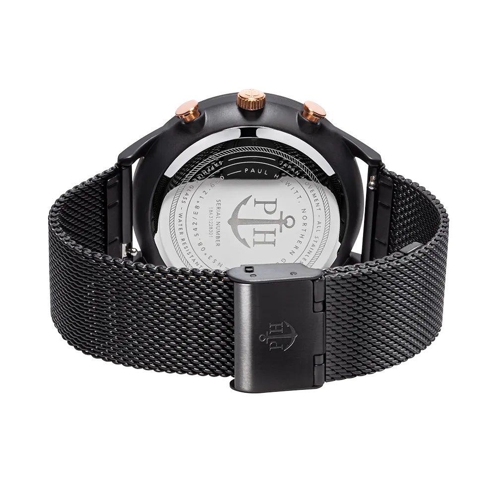 Paul Hewitt Black Sunray Mesh Watch