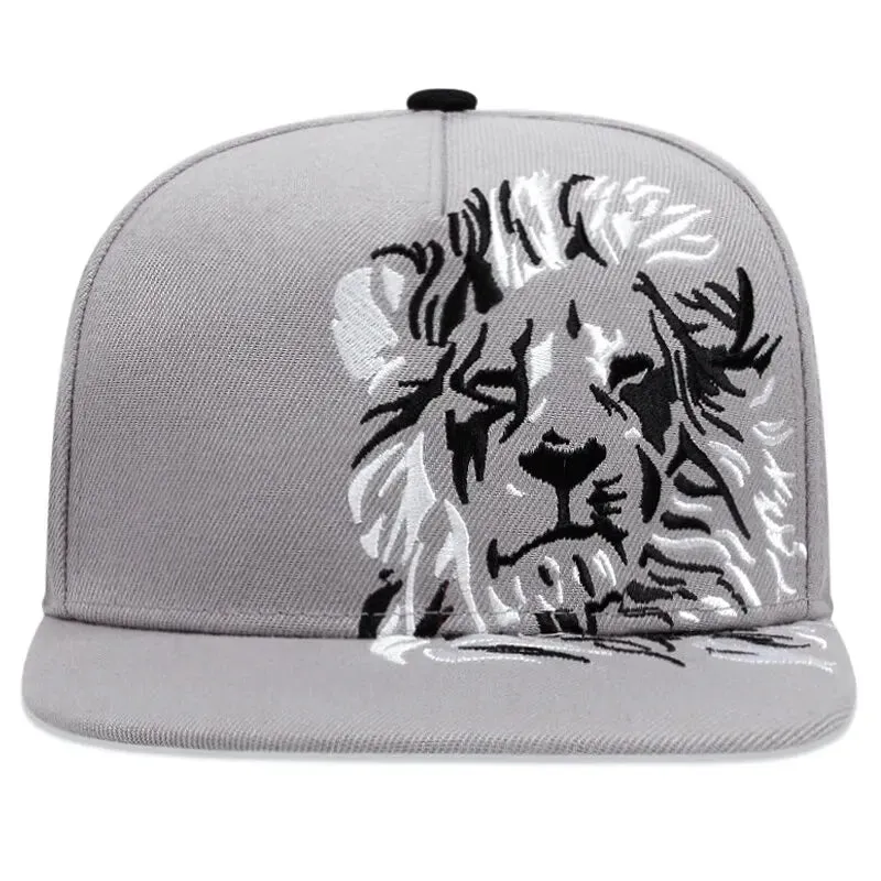 Peaceful Lion Snapback Cap