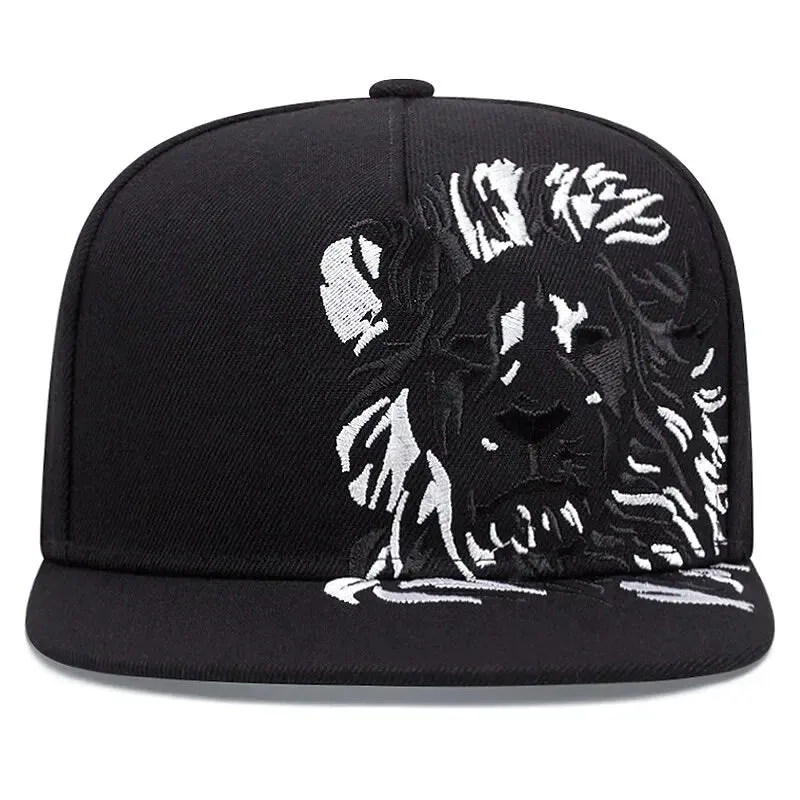 Peaceful Lion Snapback Cap