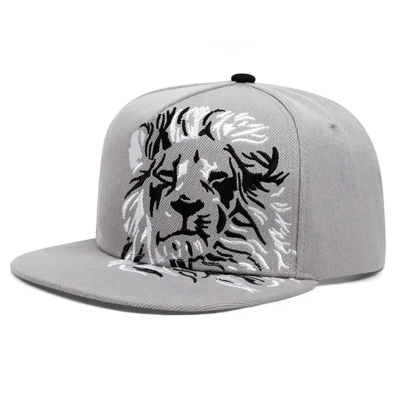 Peaceful Lion Snapback Cap
