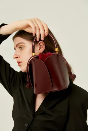 Petals Blossom Bucket Bag - Elegance Meets Function in Chic Cowhide Leather Shoulder Bag bucket bags for sale