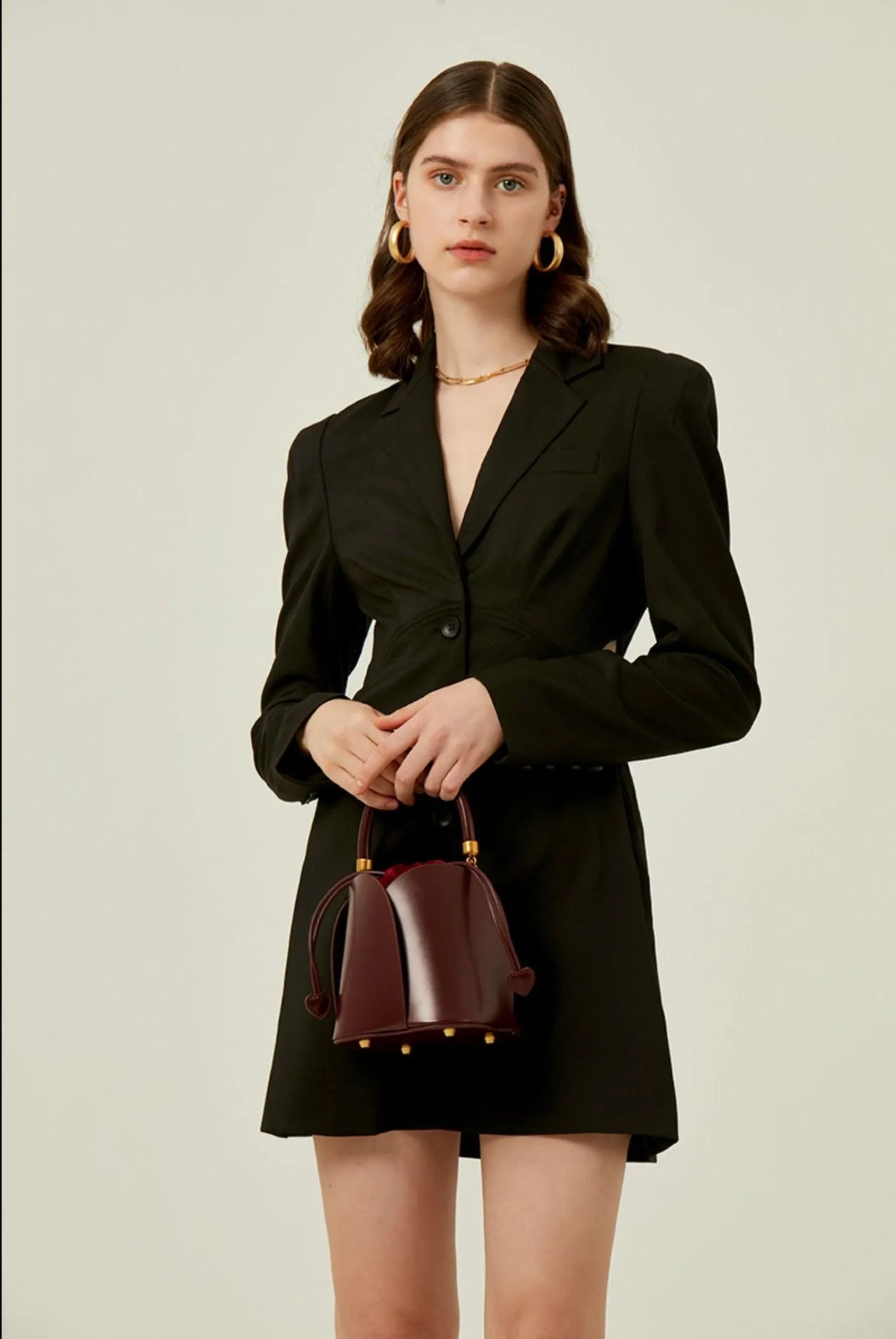 Petals Blossom Bucket Bag - Elegance Meets Function in Chic Cowhide Leather Shoulder Bag