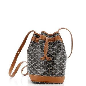 Petit Flot Bucket Bag Coated Canvas PM stylish bucket bags