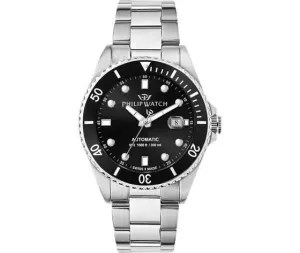 Philip Caribe Diving Men's Automatic Black Watch 