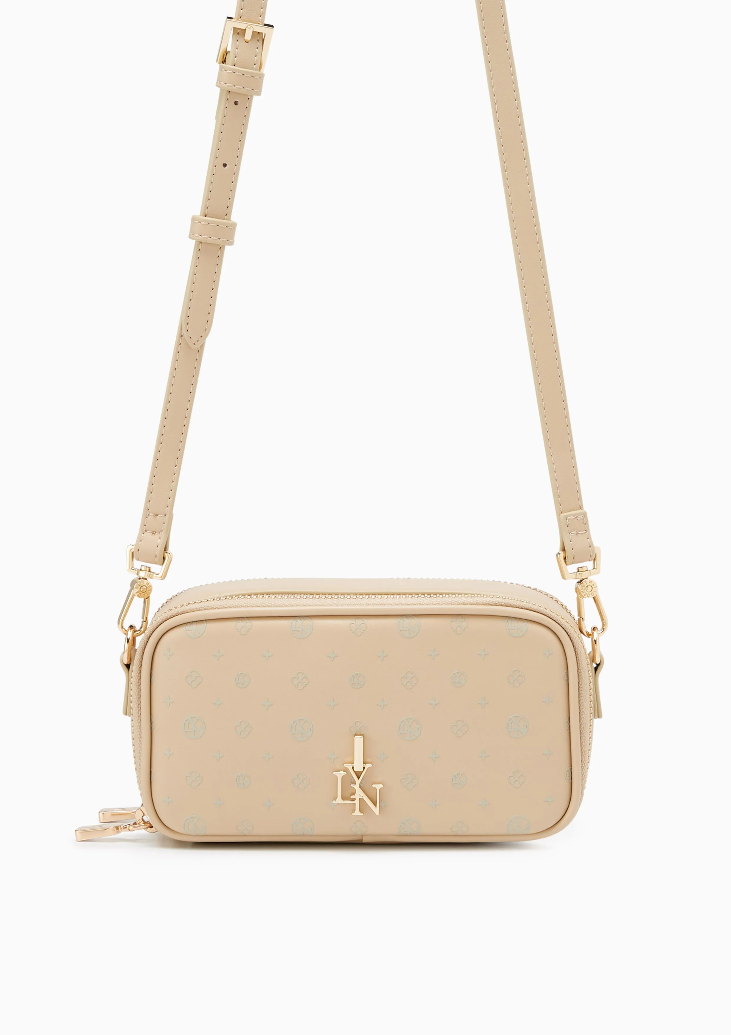 Plasty Crossbodybag Beige crossbody bags up to 70% off