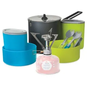 PocketRocket Stove Kit portable camping kitchen set discount camping cookware kit sale olding camp kitchen box clearance
