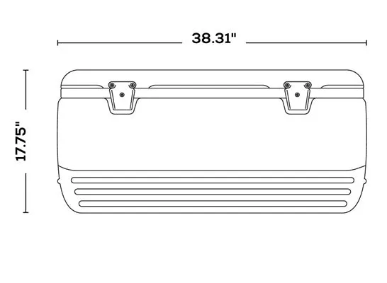 Polar 120 QT Cooler