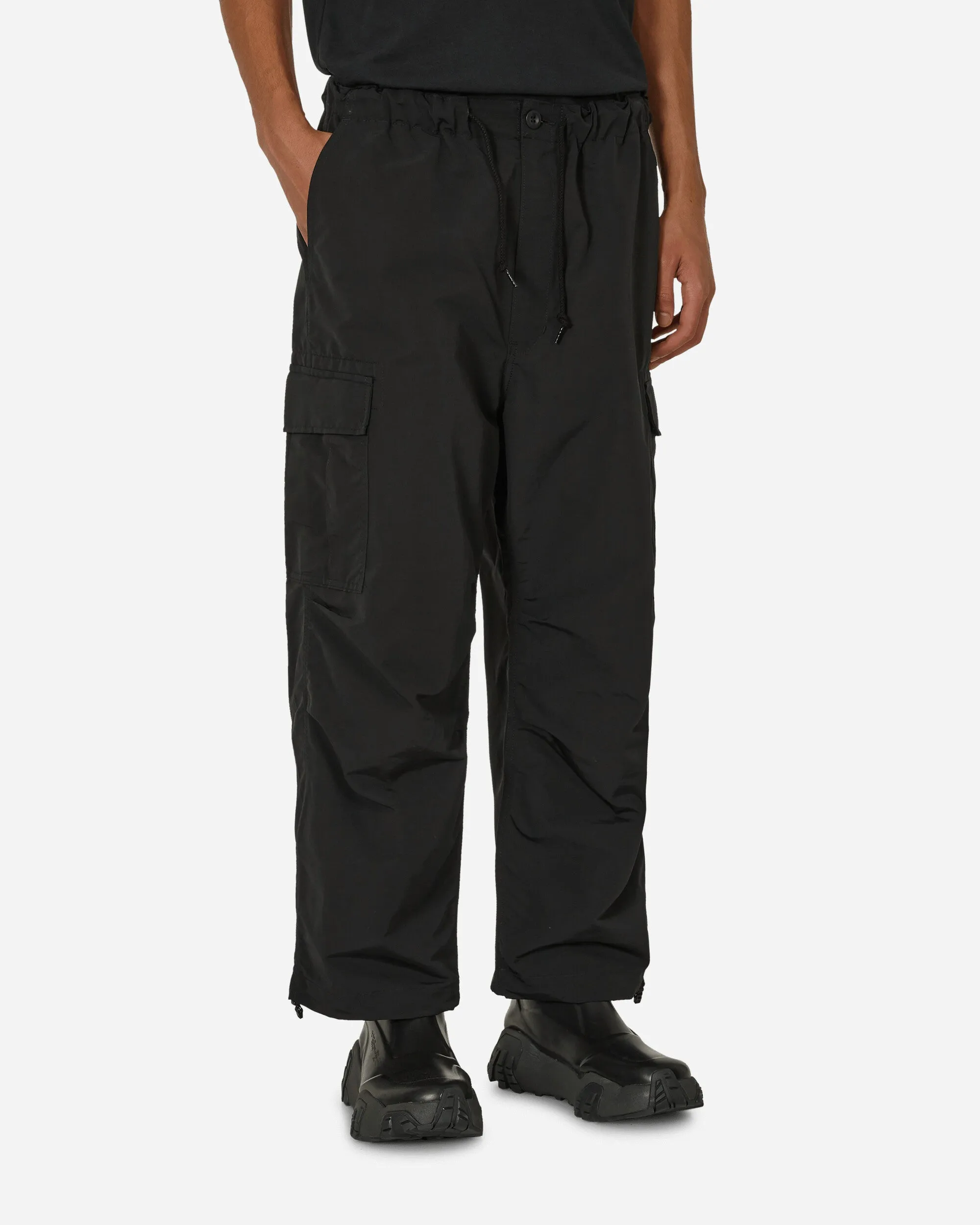 Polyester Cargo Pants Black Men's sweatshirt