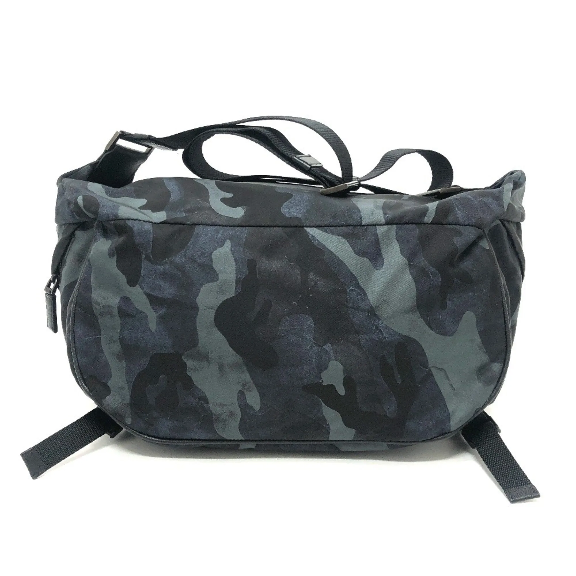 Prada blue Nylon Messenger Bag Sling Bag (Pre-Owned)