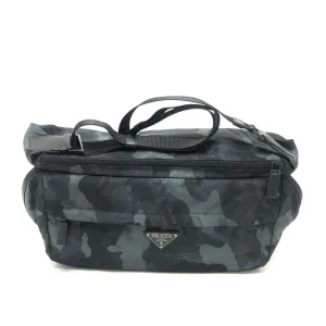 Prada blue Nylon Messenger Bag Sling Bag (Pre-Owned) belt bags on sale
