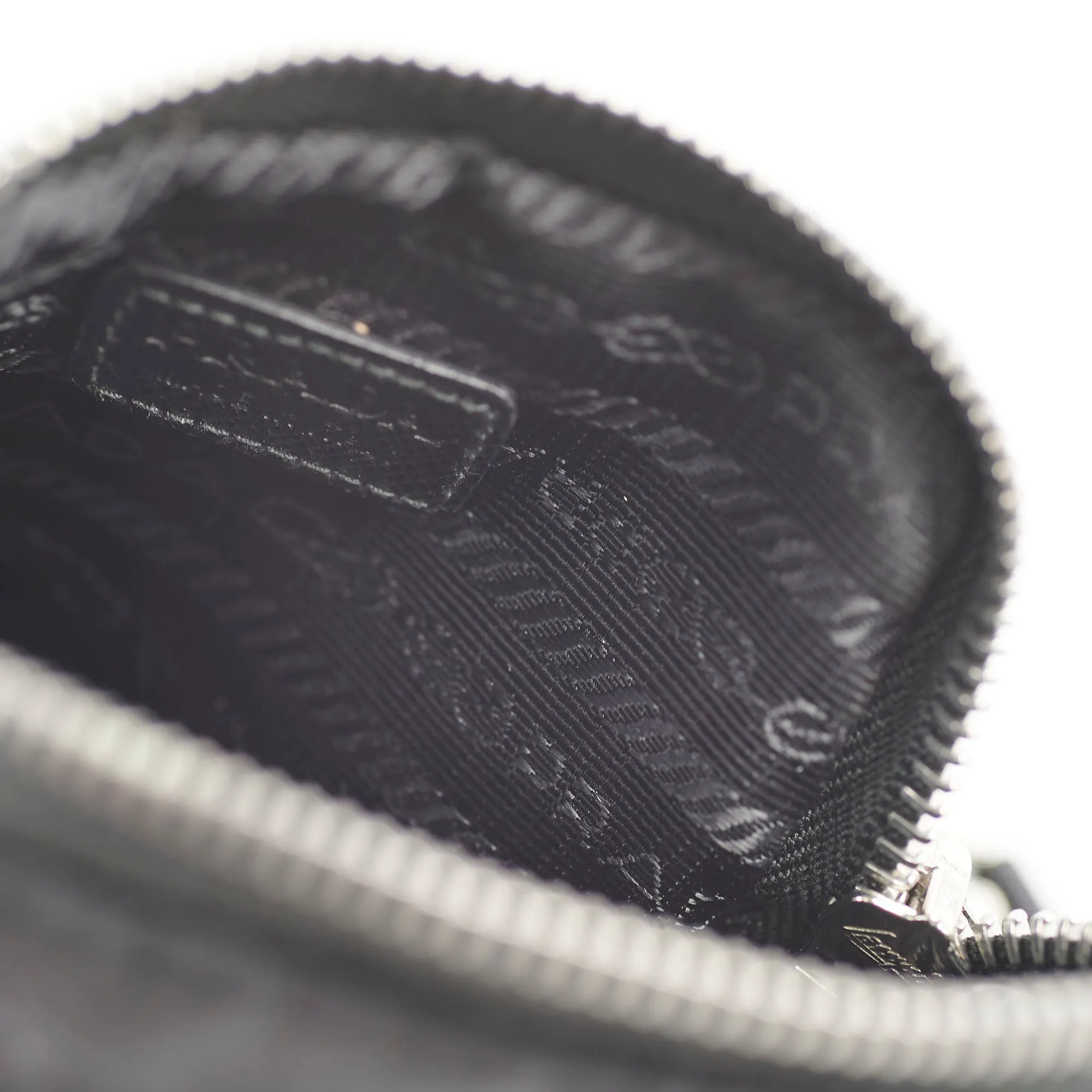 Prada Nylon Phone Case Crossbody Bag Black