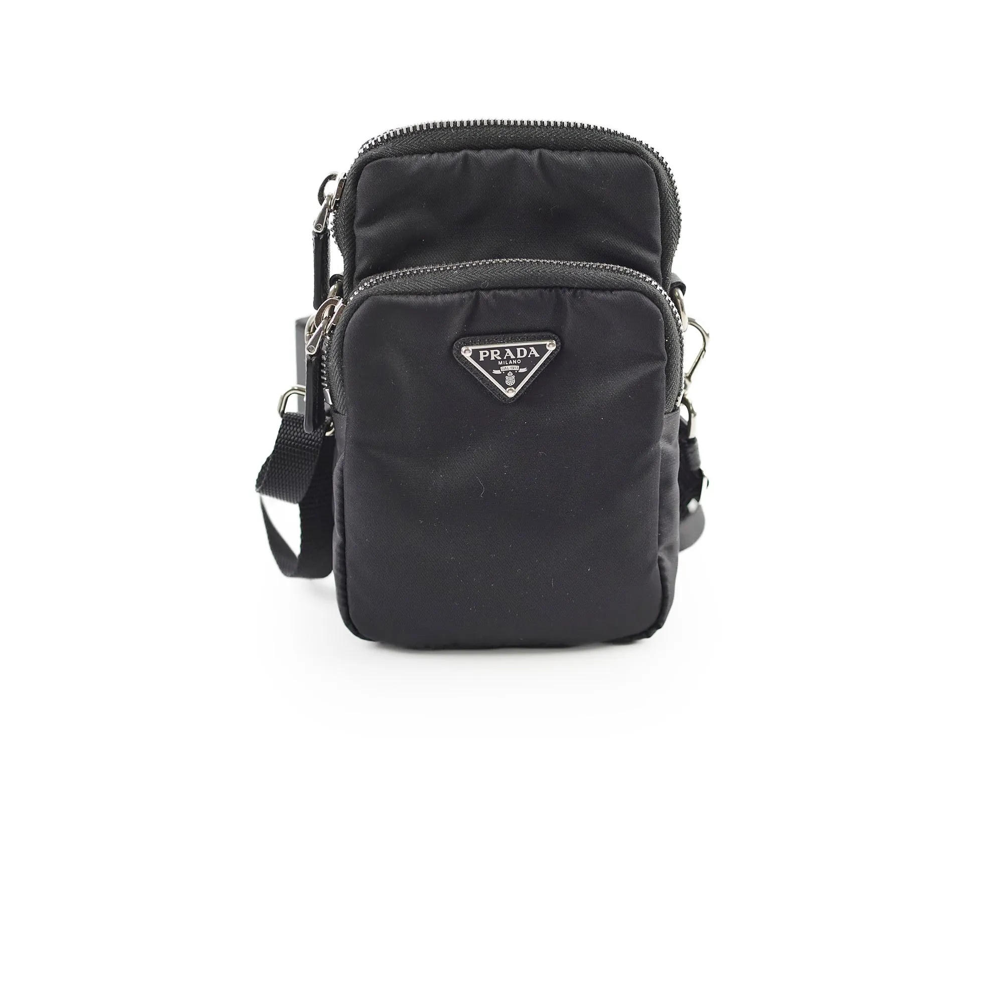 Prada Nylon Phone Case Crossbody Bag Black Crossbody Bags Cheap Online