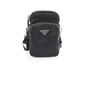 Prada Nylon Phone Case Crossbody Bag Black Crossbody Bags Cheap Online