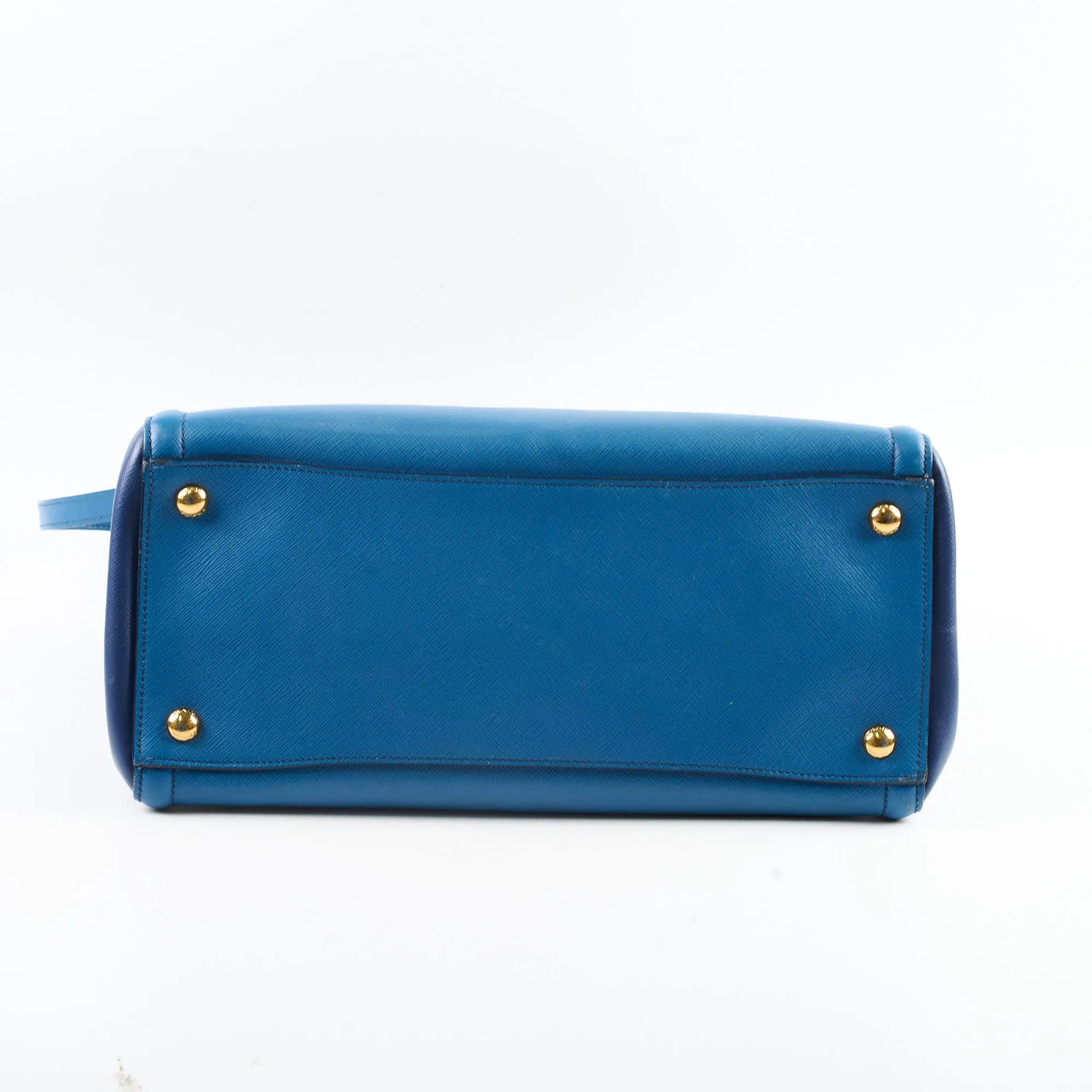 Prada Saffiano Blue Tote