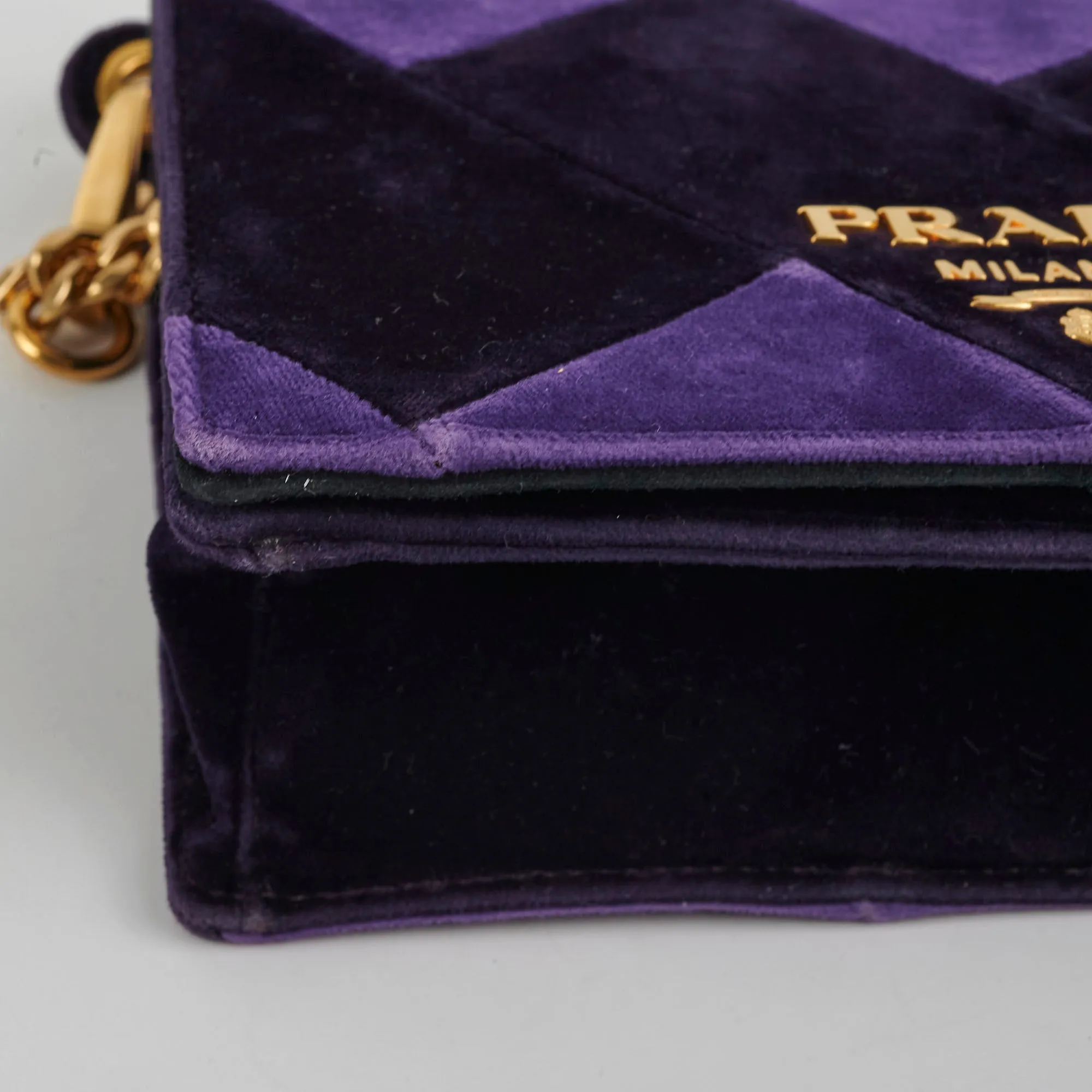 Prada Velvet Purple Crossbody