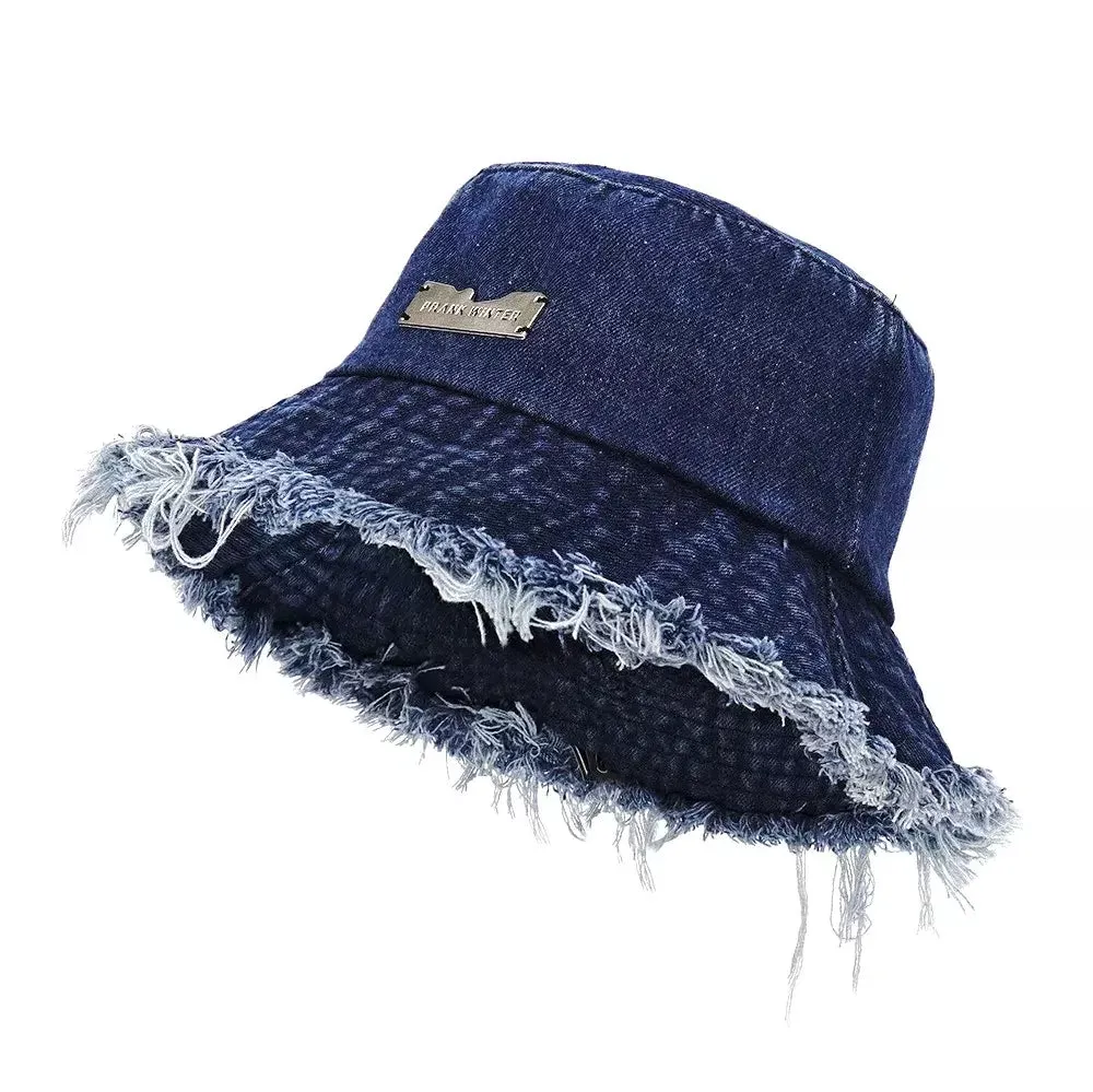 Prank Winter Denim Bucket Hat