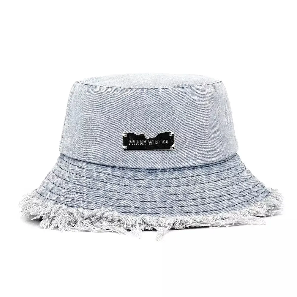 Prank Winter Denim Bucket Hat