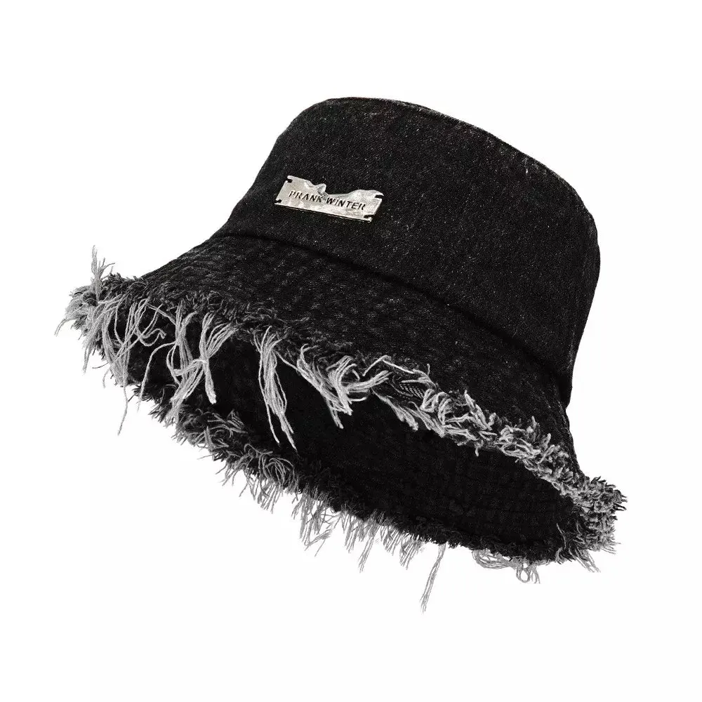 Prank Winter Denim Bucket Hat