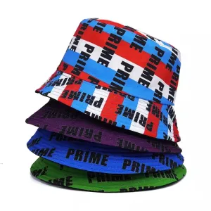 Prime Reversible Bucket Hat boater hat with bow in beach sunlight