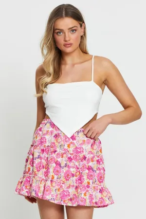 Print Skater Skirt,skirt,denim skirt,mini skirt,maxi skirt,jean skirt,skort,tennis skirt,pleated skirt,pencil skirt,bubble skirt,plisse skirt,fitted skirt,midi skirt,short skirt,short mini skirt,leather skirt,a line skirt,Split skirt