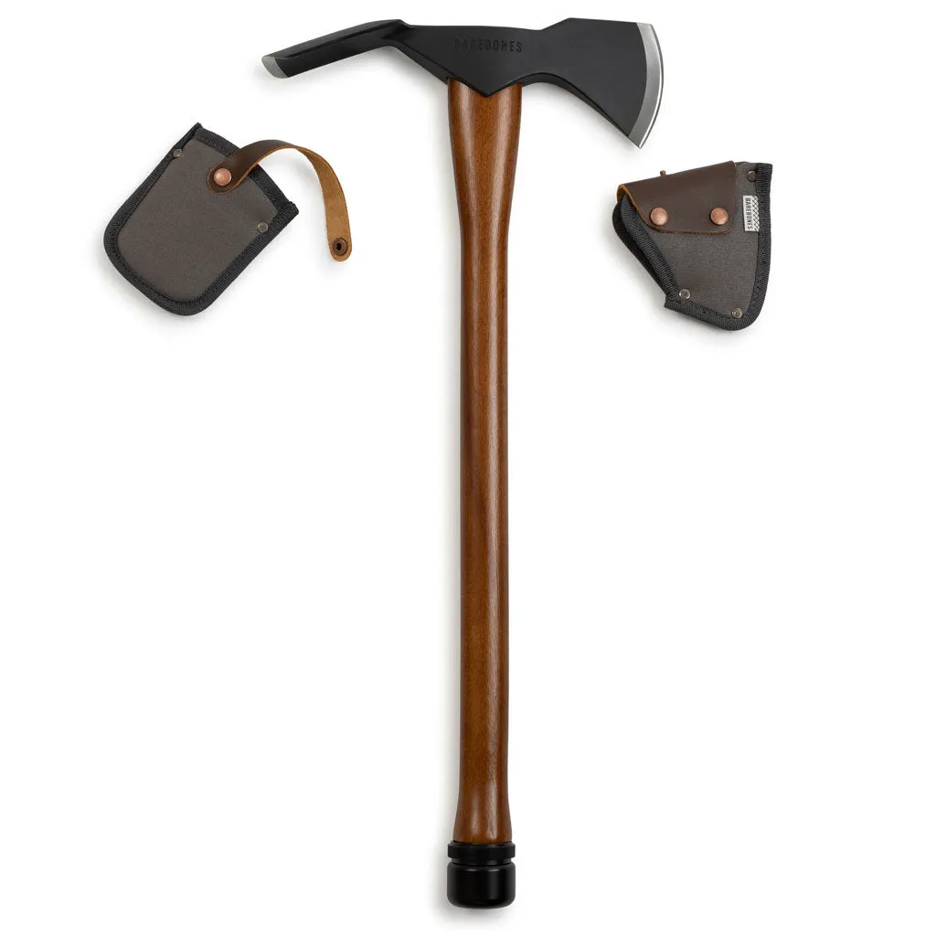 Pulaski Axe with Canvas Sheath camping tool kit promo multi tool for camping foldable camp shovel
