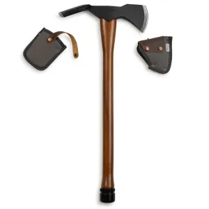 Pulaski Axe with Canvas Sheath camping tool kit promo multi tool for camping foldable camp shovel