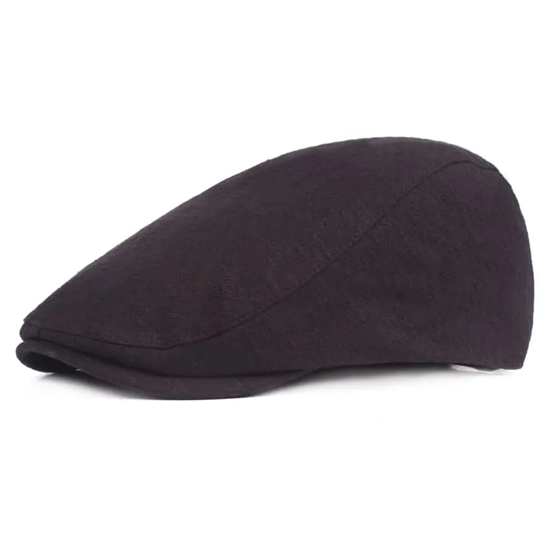 Q&B Cabbie Cotton Flat Cap
