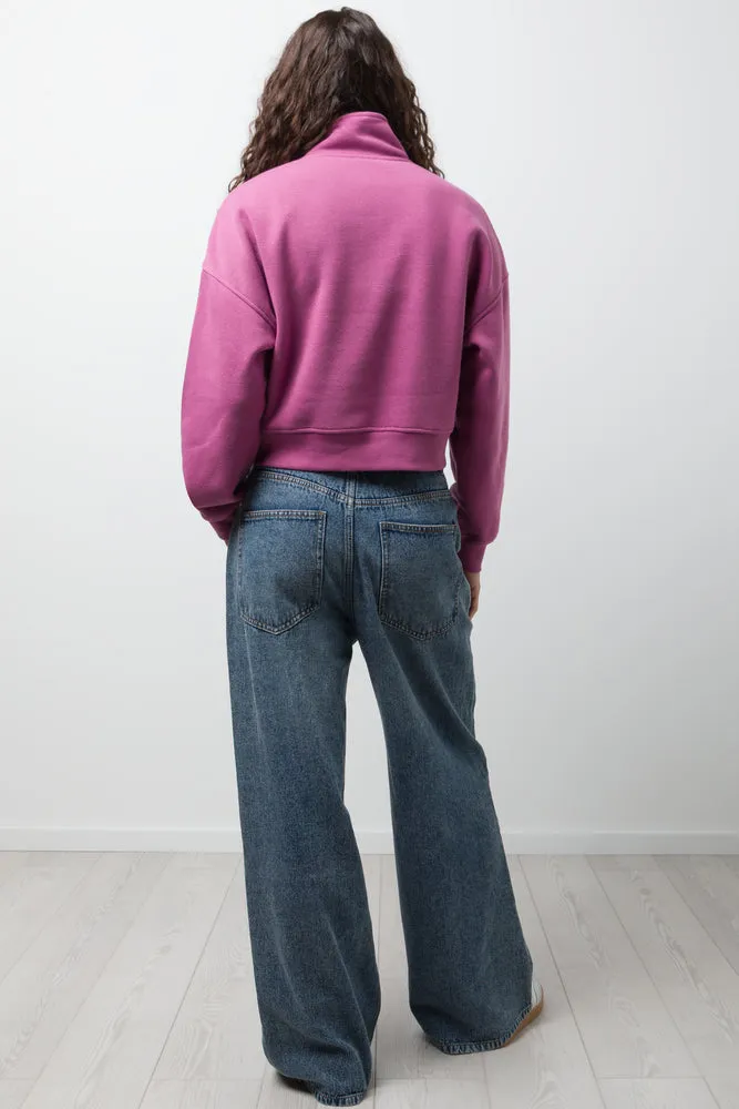 Quarter Zip Tracktop Purple
