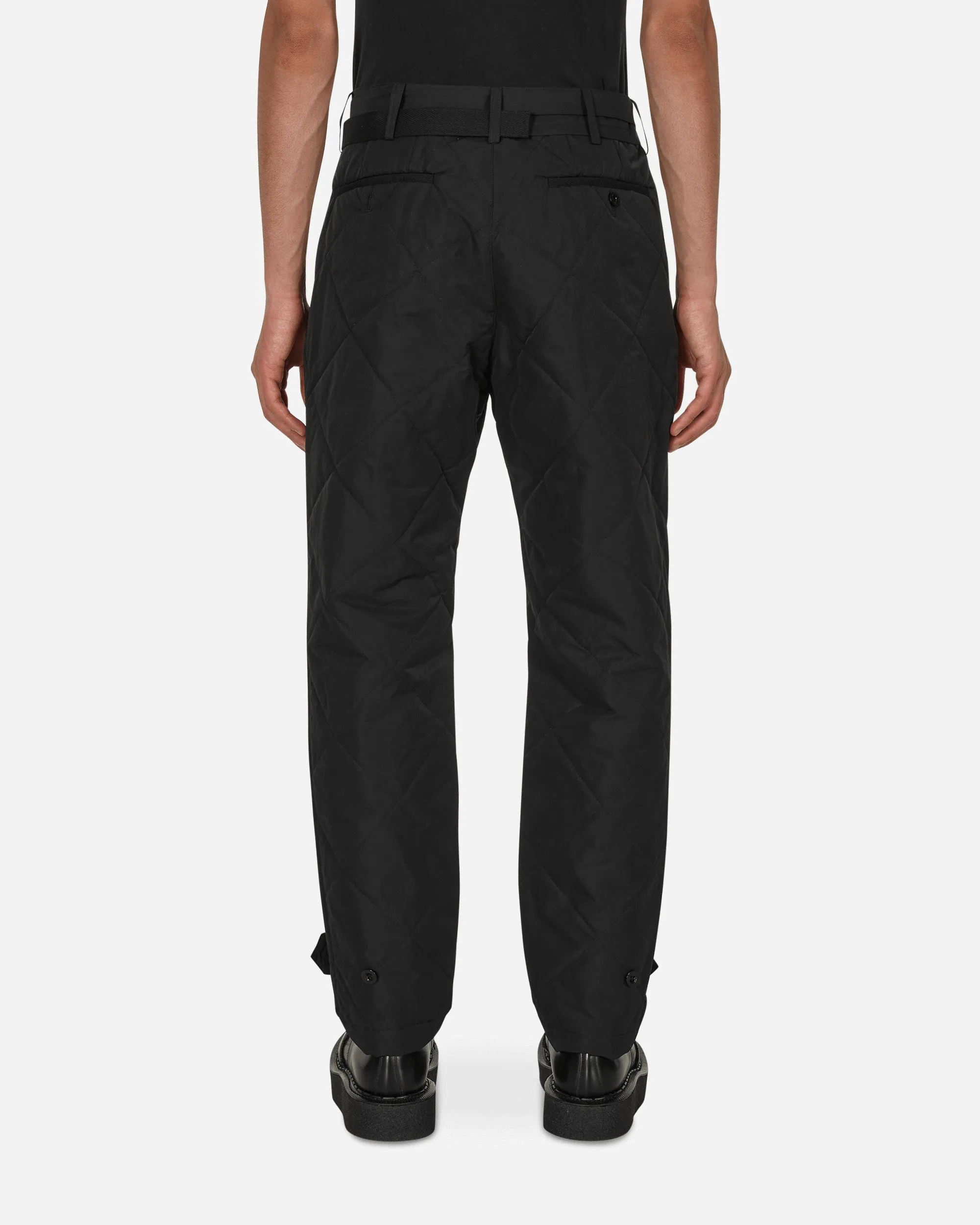 Quilted Pants Black
