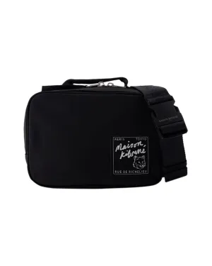 ""The Traveller"" Belt Bag - Maison Kitsune - Synthetic - Black belt bags on sale