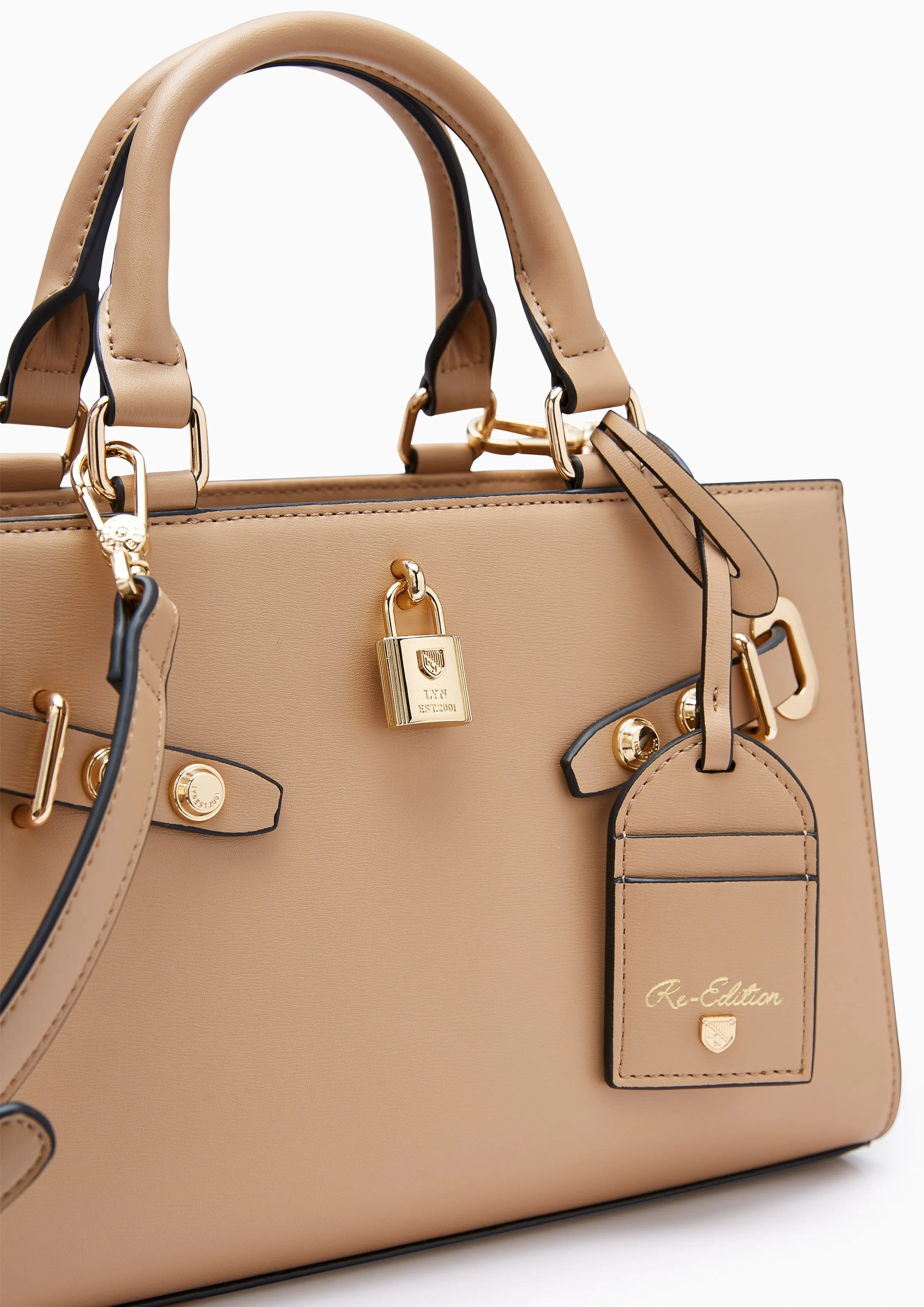 Raff M Crossbody Bag Beige
