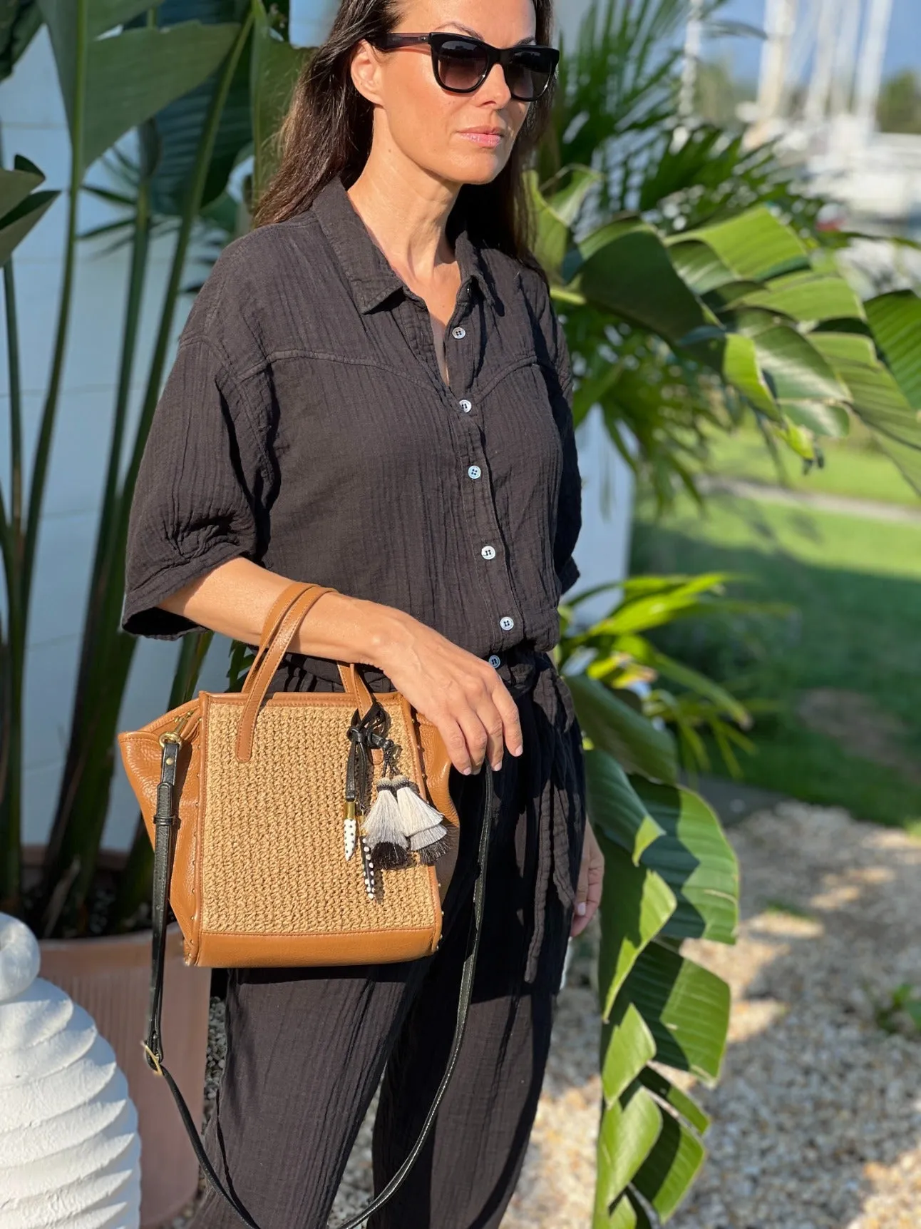 Raffia Mini Tote