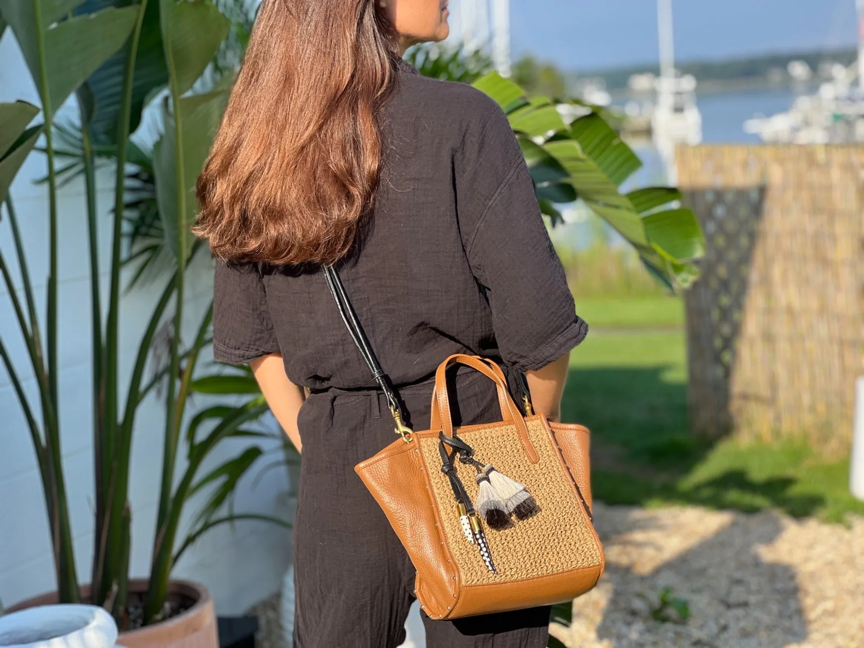 Raffia Mini Tote