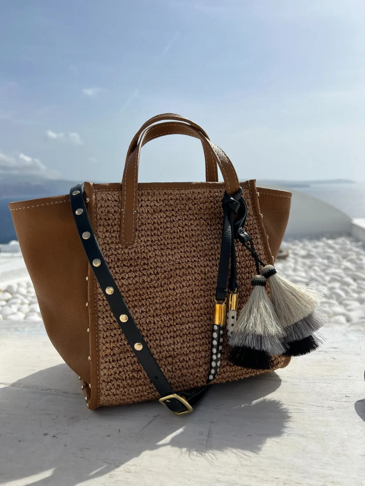 Raffia Mini Tote