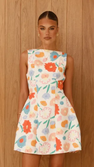 Rafiki Mini Dress - Floral Dream,prom dresses,wedding guest dresses,homecoming dresses,bridesmaid dresses,cocktail dresses,women clothing,summer dresses,formal dresses,sundresses,mother of the bride dresses,quince clothing,bodycon dress,dress casual,dress 