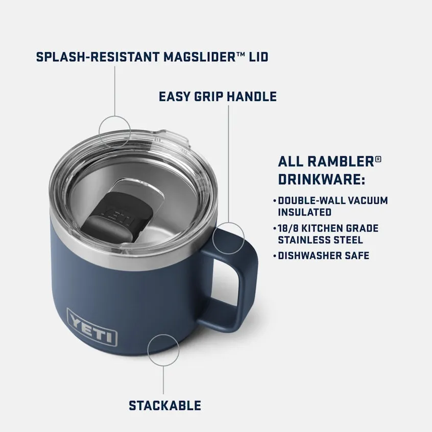 Rambler 14 oz. Mug with MagSlider Lid