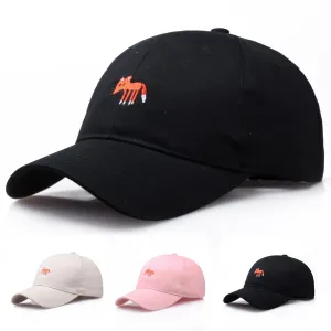 R&R Fox Baseball Cap boater hat with bow in beach sunlight