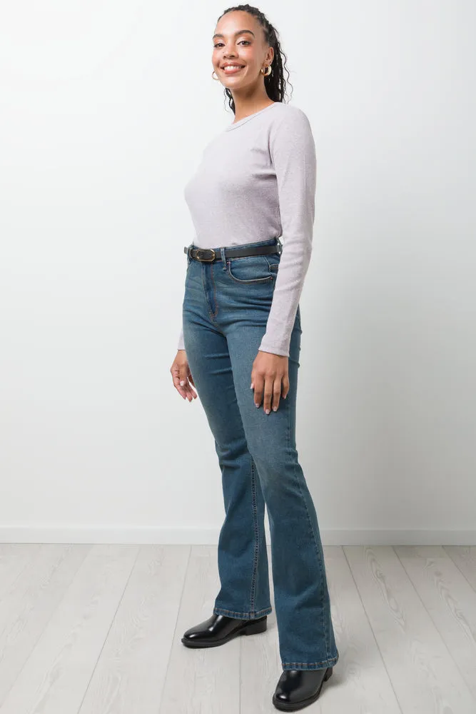 Rib T-Shirt Cream