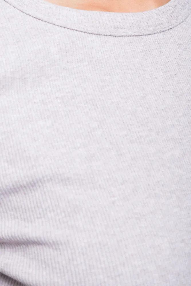 Rib T-Shirt Cream