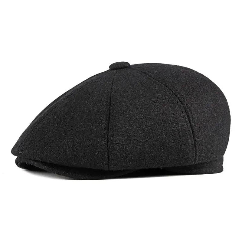 Richmond Earflaps Wool Newsboy Cap