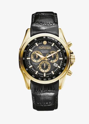 Roamer Rockshell Mark III Chrono 44mm Black Watch 