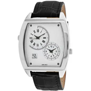 Roberto Bianci Men's Watch - Benzo Quartz Silver Dial Leather Strap | RB0740 Luxury Quartz Watch Quartz Watch Sale