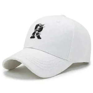 Rockstar Classics Baseball Cap boater hat with bow in beach sunlight
