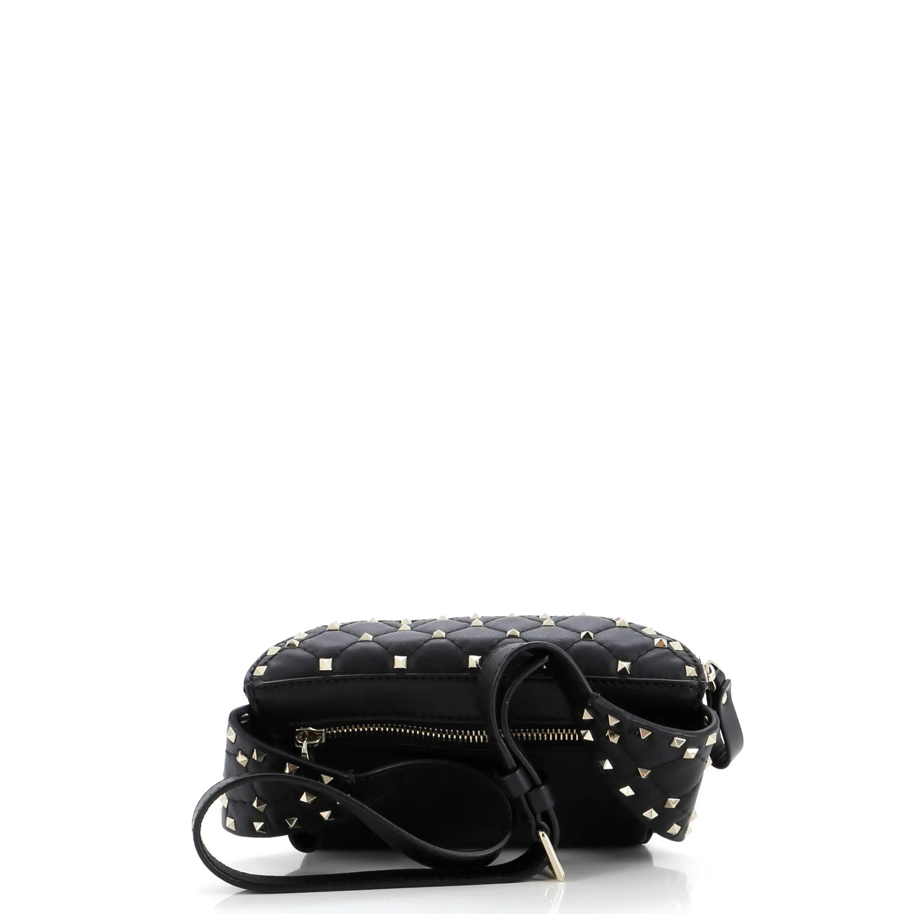 Rockstud Spike Belt Bag Quilted Leather