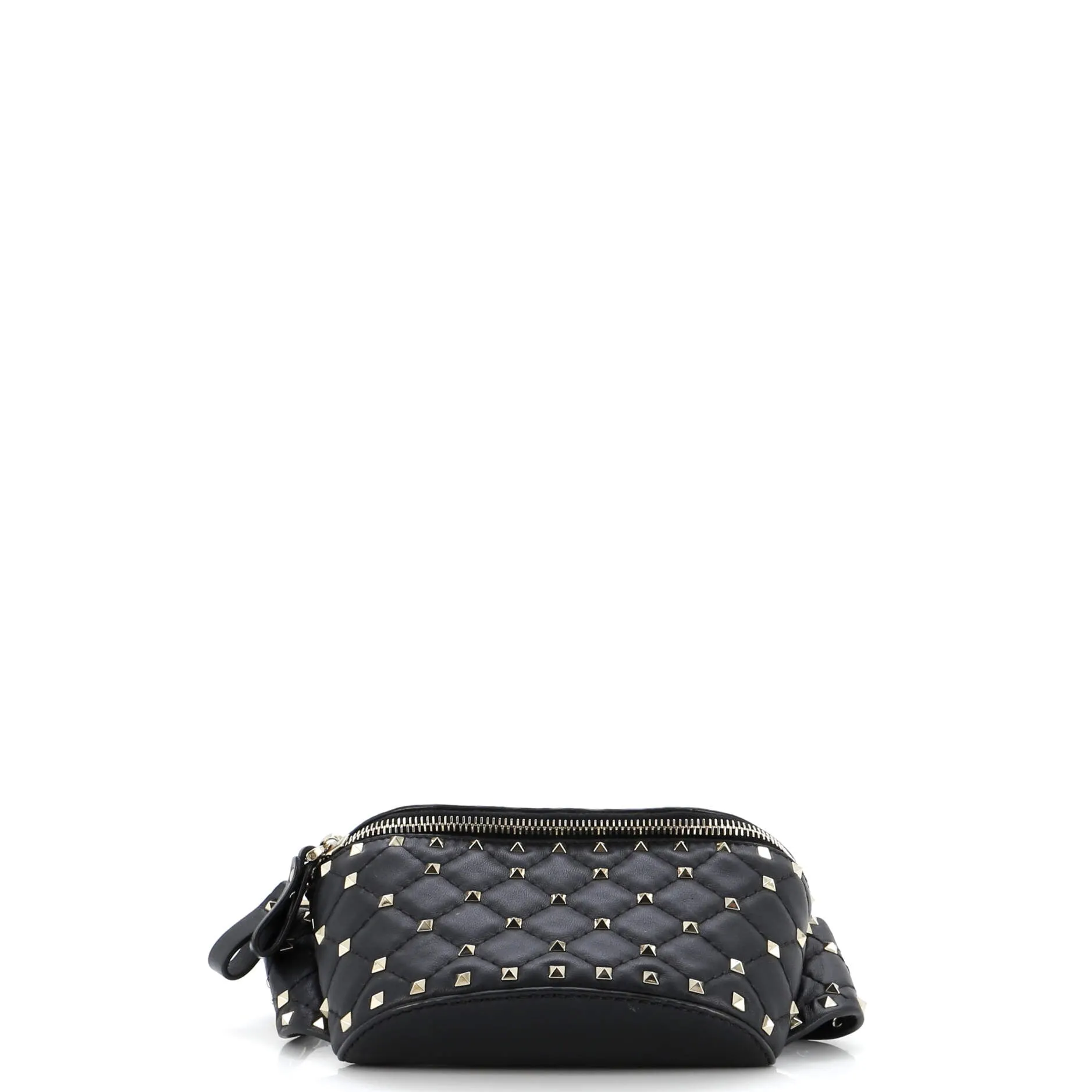 Rockstud Spike Belt Bag Quilted Leather