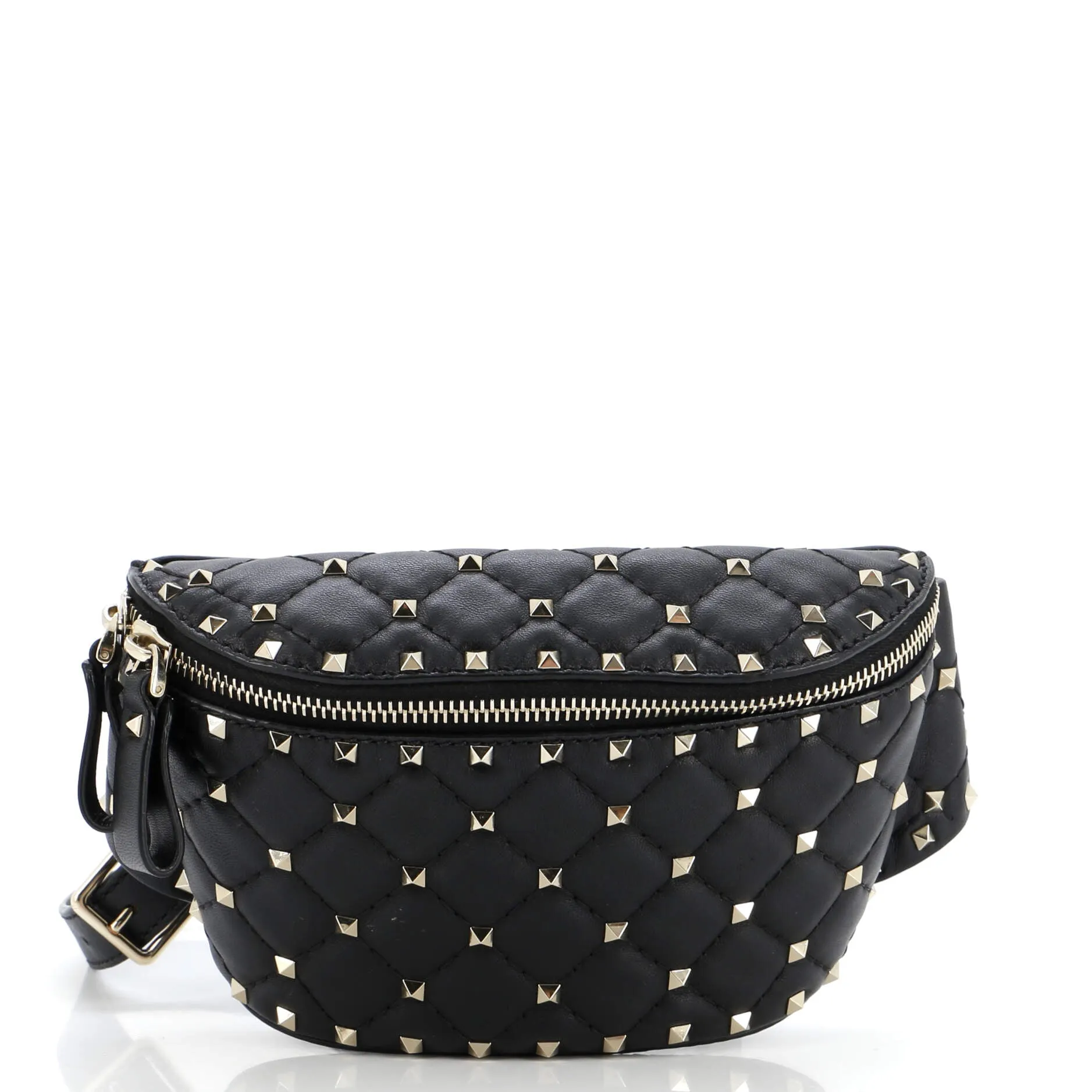 Rockstud Spike Belt Bag Quilted Leather belt bags on sale