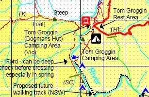 Rooftop's Corryong Omeo Thredbo Adventure Map