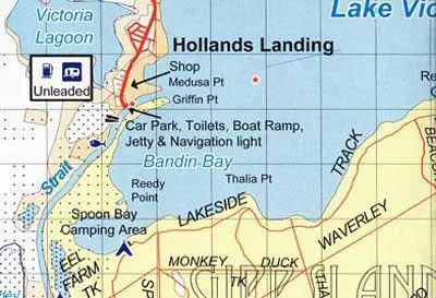 Rooftop's Gippsland Lakes Ninety Mile Beach Map