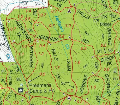 Rooftop's Tallarook Forest Activities Map